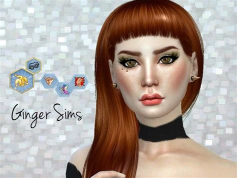 The Sims Resource Ginger Sims By Wiceowl • Sims 4 Downloads Sims