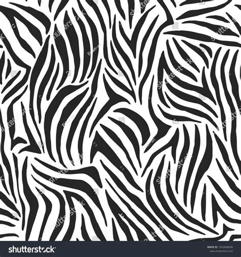 An Abstract Black And White Zebra Print Background