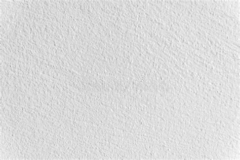 Blank White Color Concrete Wall Texture Background. White Cement Stock