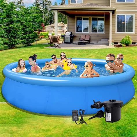 Buy Inflatable Above Ground Pool For Adults 10ft X 30in Swimming Pool Swimming Pools Above