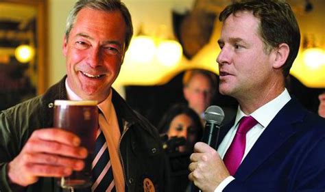 Its On Nigel Farage Says He Will Take Up Nick Cleggs Europe Debate Challenge Uk News