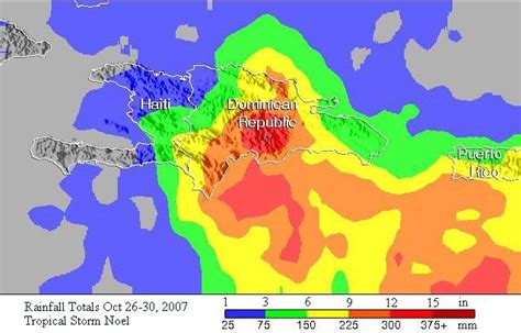 This Is A Climate Map Of The Dominican Republic Of Rainfall They Need