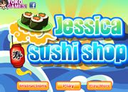 Juegos de cocina con sara. Jessica Sushi Shop | juegos de cocina - jugar online