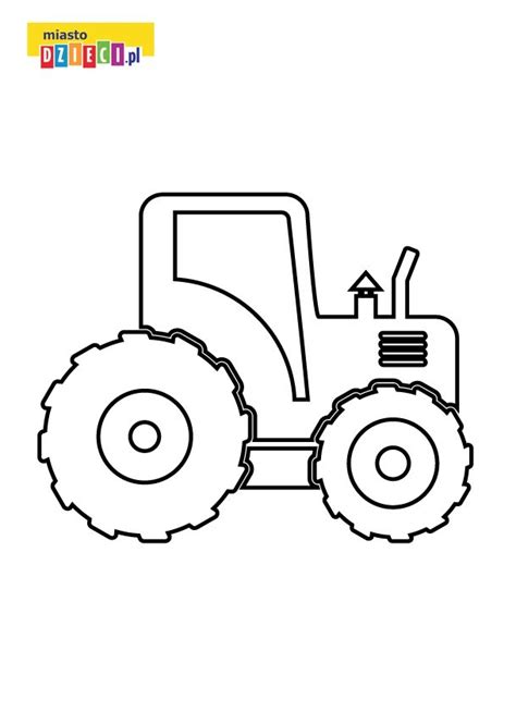 Traktor Do Wydruku Dla Dzieci Kolorowanka Traktor 601 Darmowe