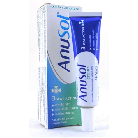 anusol cream 43g large tube haemorrhoids piles health supply