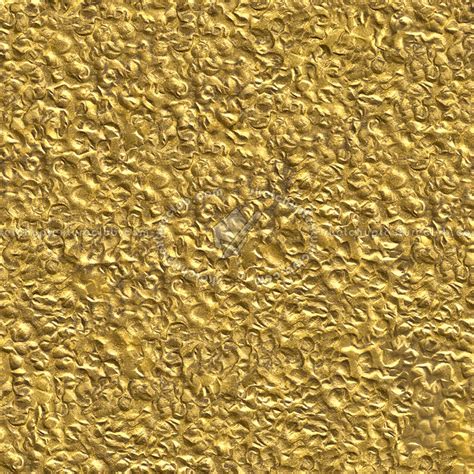 Embossing Gold Metal Plate Texture Seamless 10697