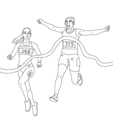Signup to get the inside scoop from our monthly newsletters. athletics running coloring sheet