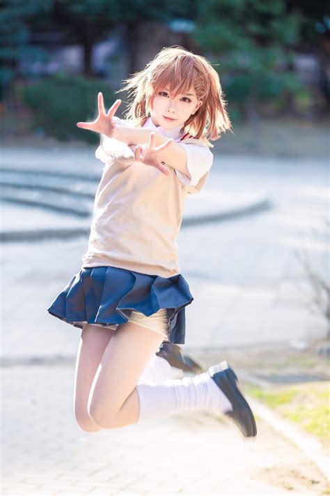 Beautiful Misaka Mikoto Cosplay R Toarumajutsunoindex