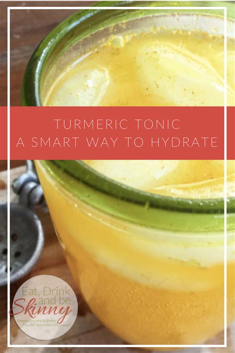 Smarten Up Your Hydration Strategy With This Anti Inflammatory Turmeric