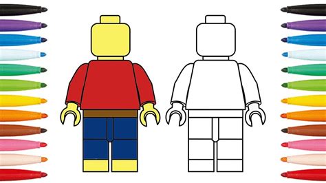 Comment Dessiner Un Lego How To Draw Lego Minifigures Youtube