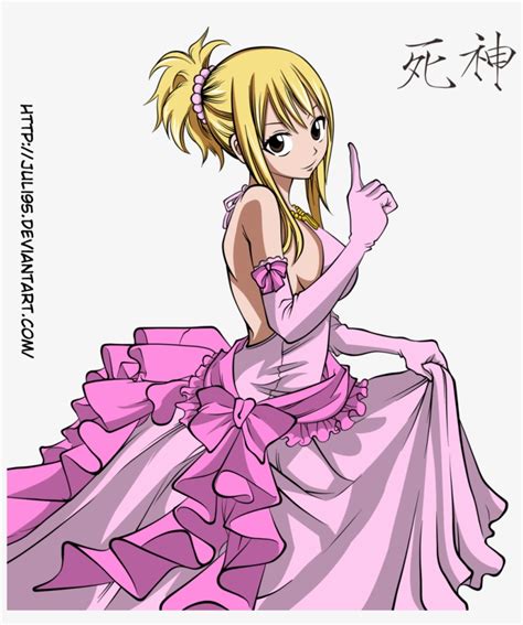Fairy Tail Lucy In Dress Fairy Tail Lucy Dress Transparent Png