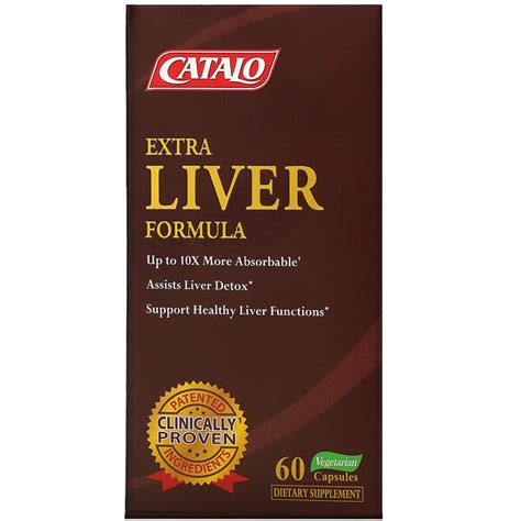 Catalo Naturals Extra Liver Formula 60 Vegetarian Capsules Iherb