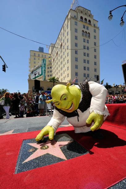 Shrek Honored On The Hollywood Walk Of Fame Photos And Images Getty Images