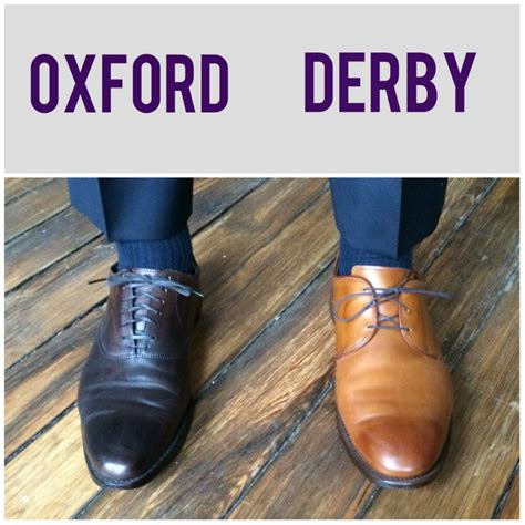 Oxford And Derby Shoes Difference In Look And Style