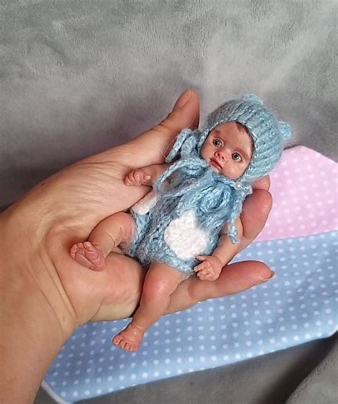 Silicone Reborn Baby Boy Full Body Mini Liam Inch Painted In Silicone Reborn Babies