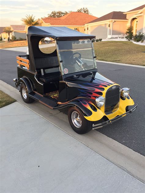 My Streetrod Golf Cart Its Based On A 29 Ford Pickup Ford Pickup