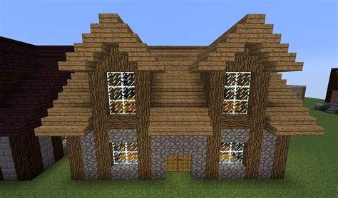 See how it is made! TUTORIAL Simple Medieval Cottage - Survival Mode ...