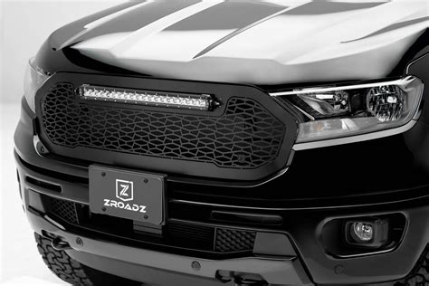 2019-2021 Ford Ranger ZROADZ Grille 1 Pc Replacement with (1) 20