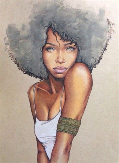 Amazing Black Hair Art Pictures And Paintings Natural Hair Art Black Women Art Hair Art