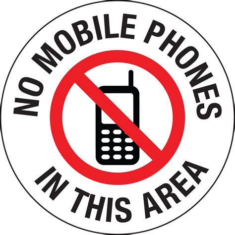 No Mobiles Allowed Sign Clipart Best