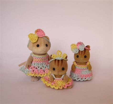 Sylvanian Families Calico Critters Crochet Clothes For Etsy