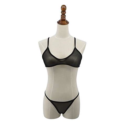 SHERRYLO Sheer Bikini Set See Through Bathing Suit Women S Beachwear