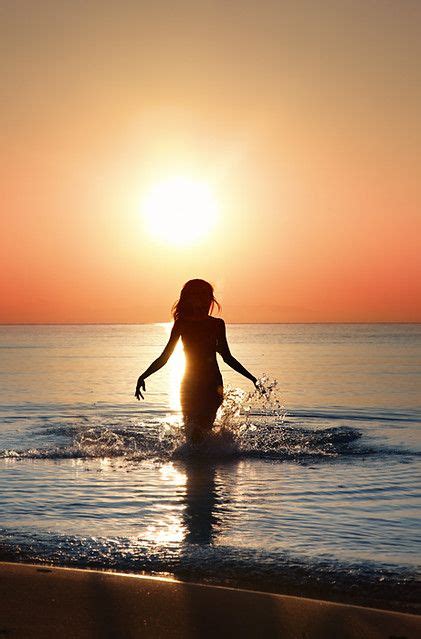 Walking With Sunset In Beach Photography Poses Beautiful Beach Pictures Beach Poses