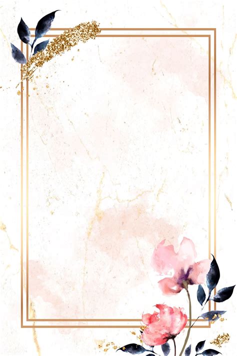 Floral Frame Wallpapers Top Free Floral Frame Backgrounds