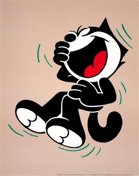 Pat Sullivan Laughing Felix 1992 Poster Felix The Cats