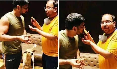 He has carried this number right since his arrival at the. SEE PICS : How Former India Captain MS Dhoni Celebrated ...