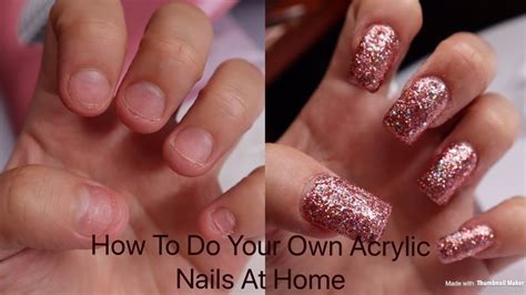 Since doing your acrylic nails is most definitely a process we re here to walk you through it. How to do your own acrylic nails at home - YouTube