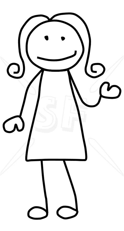 Stick Person Girl Clipart 20 Free Cliparts Download Images On