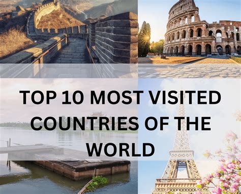 Top 10 Most Visited Countries Of The World Knowladgey