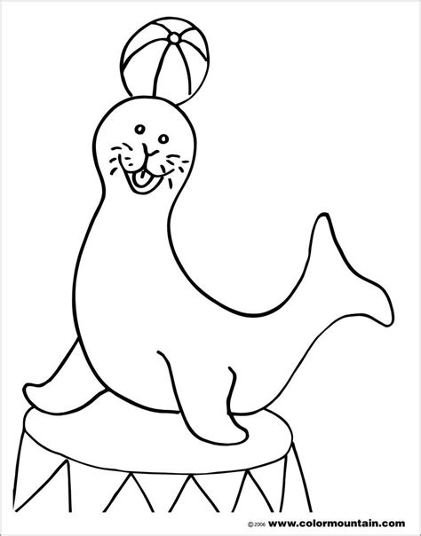 Circus Animals Coloring Pages Coloringbay