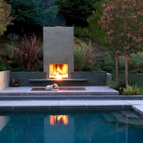Bring A Touch Of Modern Style To Your Outdoor Space With An Outdoor Fireplace Fireplace Ideas