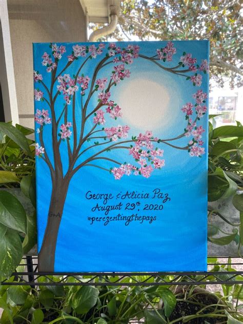 Wedding T Idea Painter Ts Artwork Painting Cherry Blossom Tree