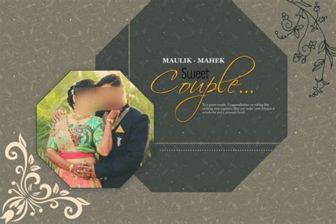 12x36 Psd Wedding Album Cover Page Design Psd Free Download Spheregeser