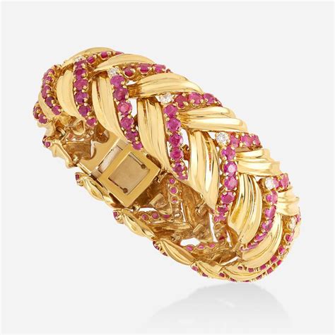 Nama itu dipersingkat menjadi tiffany & company pada tahun 1853 saat charles tiffany mengambil alih kendali dan menetapkan penekanan perusahaan pada perhiasan. Sold Price: Tiffany & Co., Ruby, diamond, and gold ...