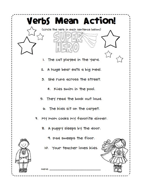 1st Grade Language Arts Worksheets