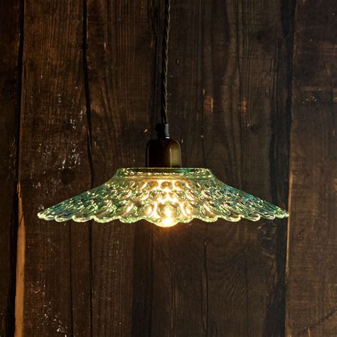 Why we love art glass lighting. Eider pendant light in recycled green glass in 2020 ...