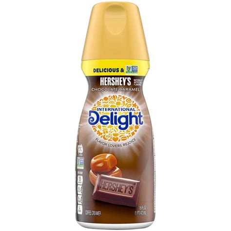 International Delight Hersheys Chocolate Caramel Coffee Creamer 16 Fl