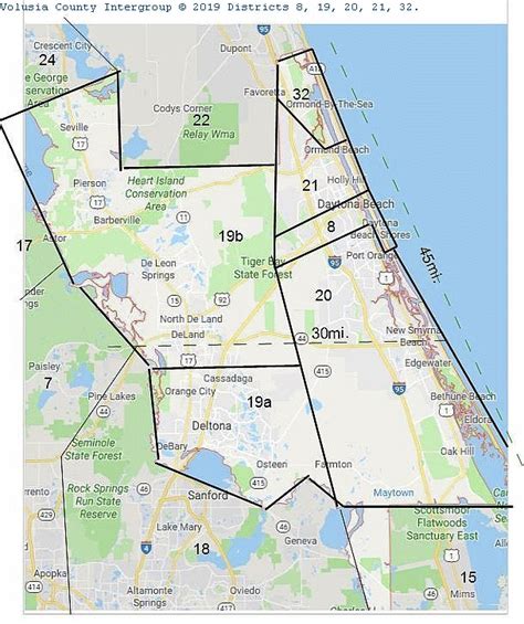 District Map Volusia County Intergroup