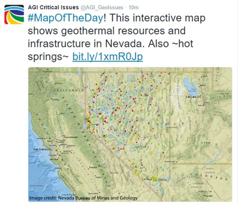 Critical Issues Map Of The Day Geothermal Resources In Nevada