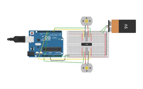 Circuit Design Copy Of Arduino L293d Motor Driver Ic Tinkercad
