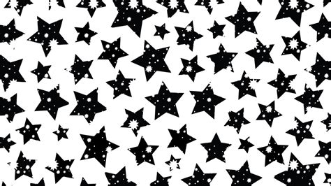 Black And White Stars Wallpaper For 1920x1080