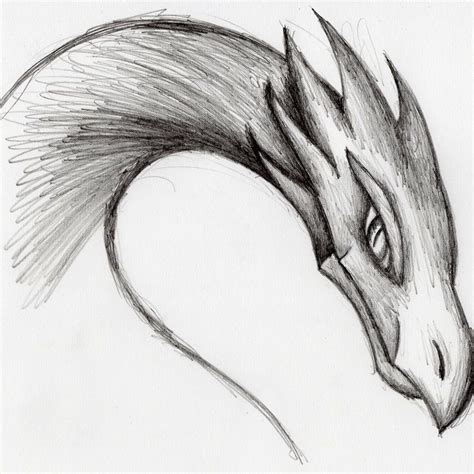 Here's a tutorial for drawing a profile of a dragon head. Cool Dragon Drawings - samplesofpaystubs.com