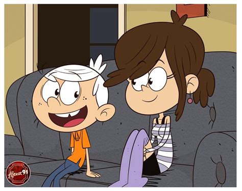 Commission Lincoln And Dana By Aleuz91 Art On Deviantart Loud House