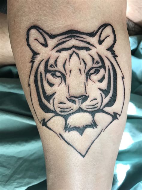 New Tiger Tattoo On My Forearm Tiger Head Tattoo Tiger Tattoo Design