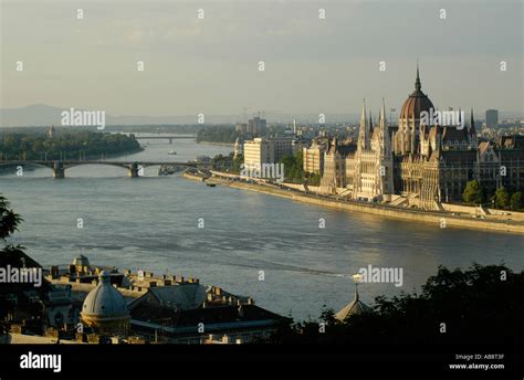 View Across The Danube Towards The Hungarian Parliament Building Which