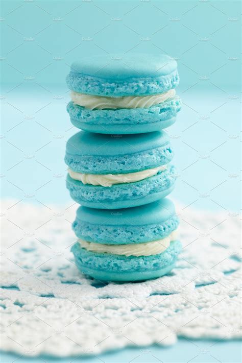 Light Blue Macarons By Elisabeth Cölfen On Creativemarket Turquoise